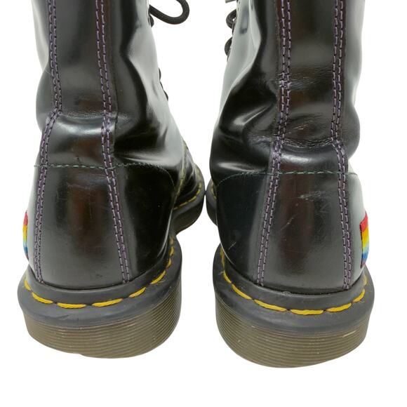 Dr. Martens 1460 FOR PRIDE 8 Eye Lace-Up Leather Boots Womens 6 / Mens 5 Unisex - Picture 11 of 16